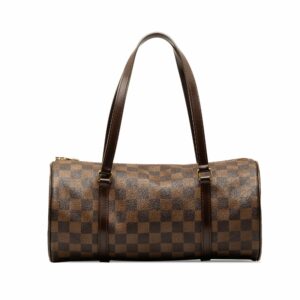 Brown LV Damier Ebene Papillon 30 Handbag