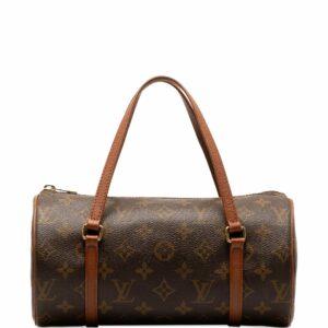 Brown LV Monogram Papillon 26 Handbag