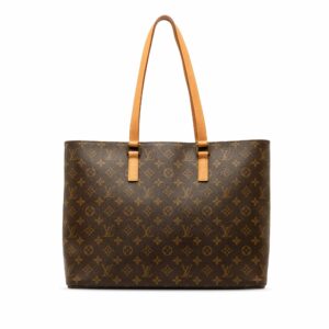 Brown LV Monogram Luco Tote Bag