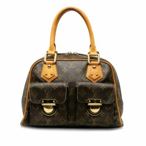 Brown LV Monogram Manhattan PM Handbag
