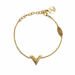 Gold LV Essential V Bracelet