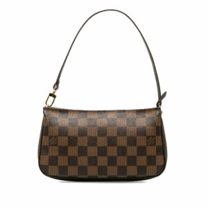 Brown LV Damier Ebene Navona Shoulder Bag