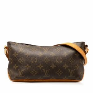 Brown LV Monogram Trotteur Crossbody Bag