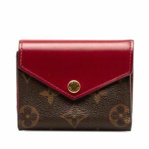 Brown LV Monogram Zoe Wallet