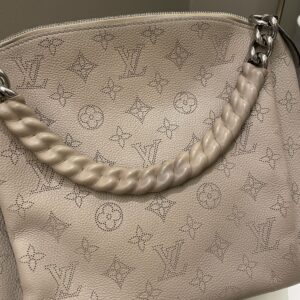LV Babylone BB Two-Way Bag Galet Beige Mahinda Leather