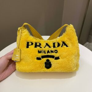 Prada Re-Edition 2000 Bag Yellow Terry