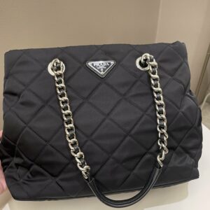Prada Tessuto Crossbody Bag Black Nylon