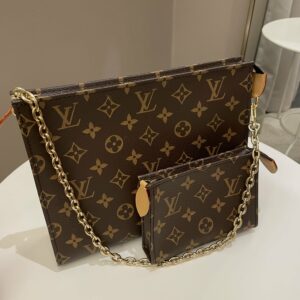 LV Toiletry Pouch On Chain Classic Monogram