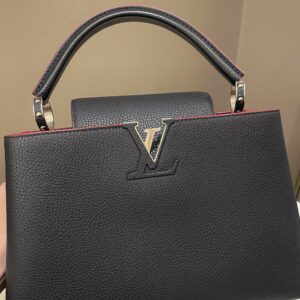 LV Capuccine Midnight Grainy Leather