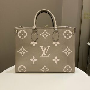 LV OnTheGo MM Tourterelle / Crème