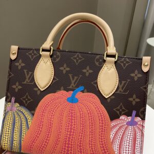LV x Yayoi Kusama OnTheGo PM Monogram coated canvas