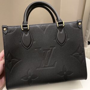 LV OnTheGo PM Black Monogram Empreinte