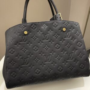 LV Montaigne MM Black Empreinte