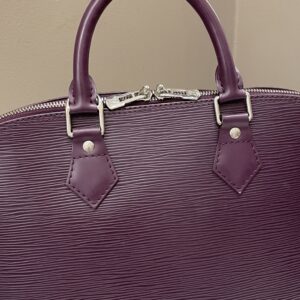 LV Alma Dark Purple Cassis Epi Leather