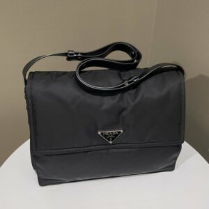 Prada Padded Pattina Bag Black Nylon