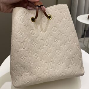 LV Neonoe MM Cream Monogram Empreinte