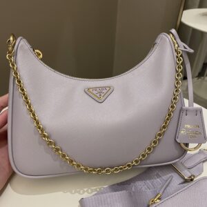 Prada Re-Edition 2005 Saffiano Bag Lilac Saffiano Leather