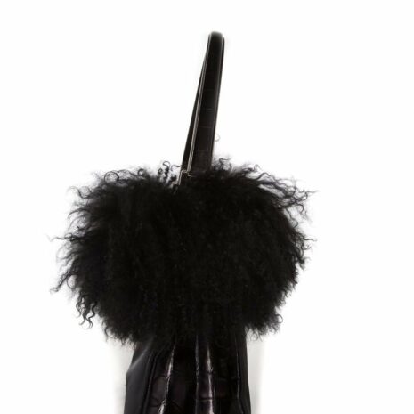 Prada-Black-Fur-Handle-Bag_94182C