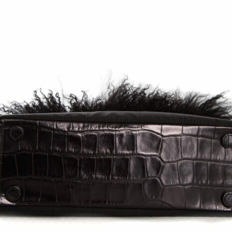 Prada-Black-Fur-Handle-Bag_94182G