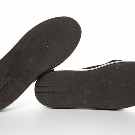 Prada-Black-Microsole-Bow-Detail-Suede-Slip-On-SZ-35.5_77551G