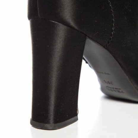 Prada-Black-Satin-Lace-up-Square-Toe-Boots-SZ-39.5_38310G