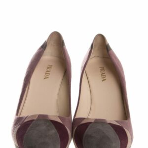 Prada Multi Color Suede Pumps SZ 40