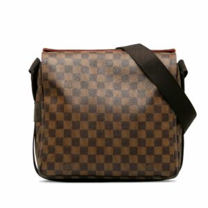 Brown LV Damier Ebene Naviglio Crossbody Bag