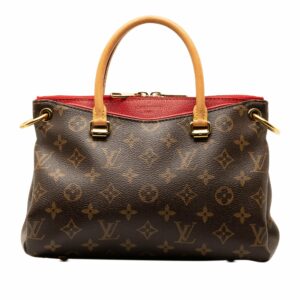 Brown LV Monogram Pallas BB Satchel