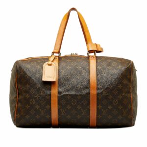Brown LV Monogram Sac Souple 45 Travel Bag