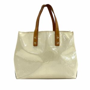 White LV Monogram Vernis Reade PM Handbag
