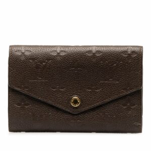 Brown LV Monogram Empreinte Portefeuille Curieuse Wallet
