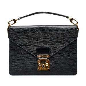 LV Monceau Black Epi