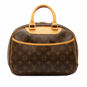 Brown LV Monogram Trouville Handbag