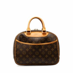 Brown LV Monogram Trouville Handbag