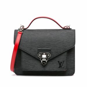 LV Neo Monceau Black Epi