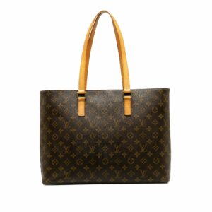Brown LV Monogram Luco Tote Bag