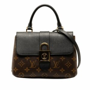 Brown LV Monogram Locky BB Satchel