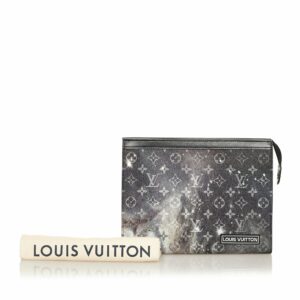 LV Pochette Voyage MM Grey Monogram Galaxy