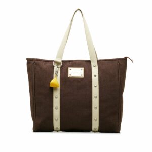 Brown LV Antigua Cabas GM Tote Bag
