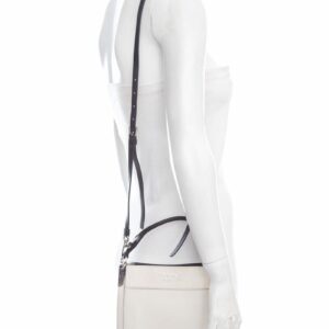 Prada City Calfskin Black & White Margit Cross-Body