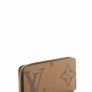 LV Brown Reverse Monogram Zippy Wallet