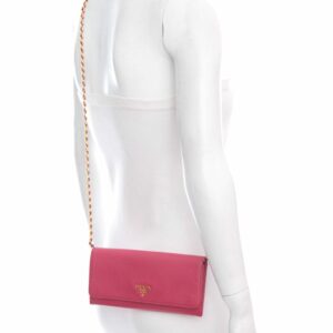 Prada Pink Wallet on Chain Cross-Body