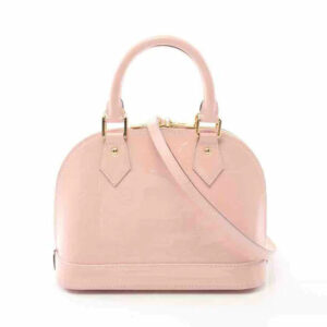 LV Light Pink Vernis Monogram Alma BB