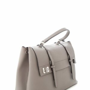 Prada Saffiano Cuir Double Turn Lock Handbag