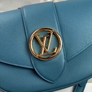 LV Bags PONT 9 SOFT PM blue