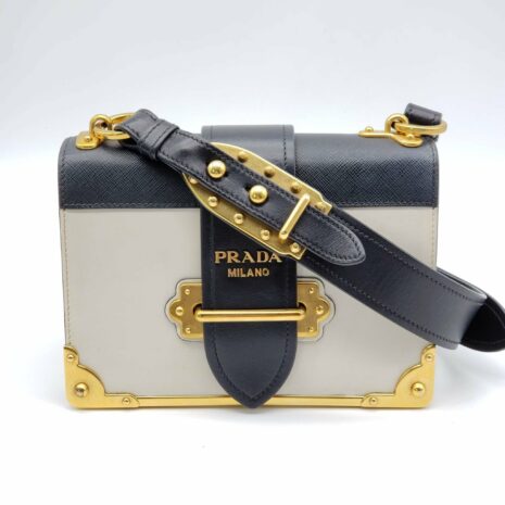 prada-cahier-black-white-leather-shoulder-bag-879120