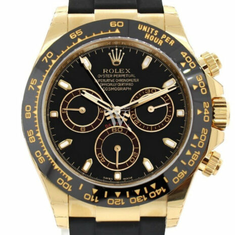  Oyster Perpetual Champagne Dial Automatic Mens Chronograph Watch 116518Ln Black
