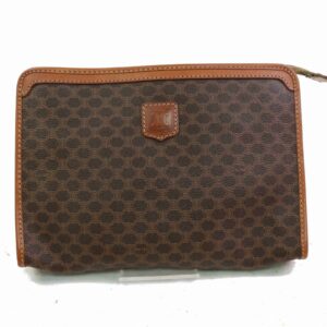 Celine Clutch Brown Macadam PVC (SHC1-14646)