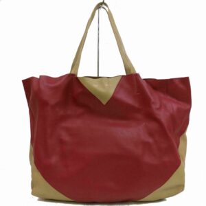 new Celine Tote Bag Horizontal Cabas Red Leather (SHC1-15681)