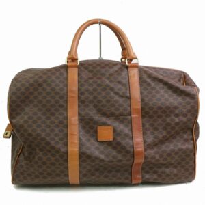 new Celine Boston Bag Brown Macadam PVC (SHC1-14903)